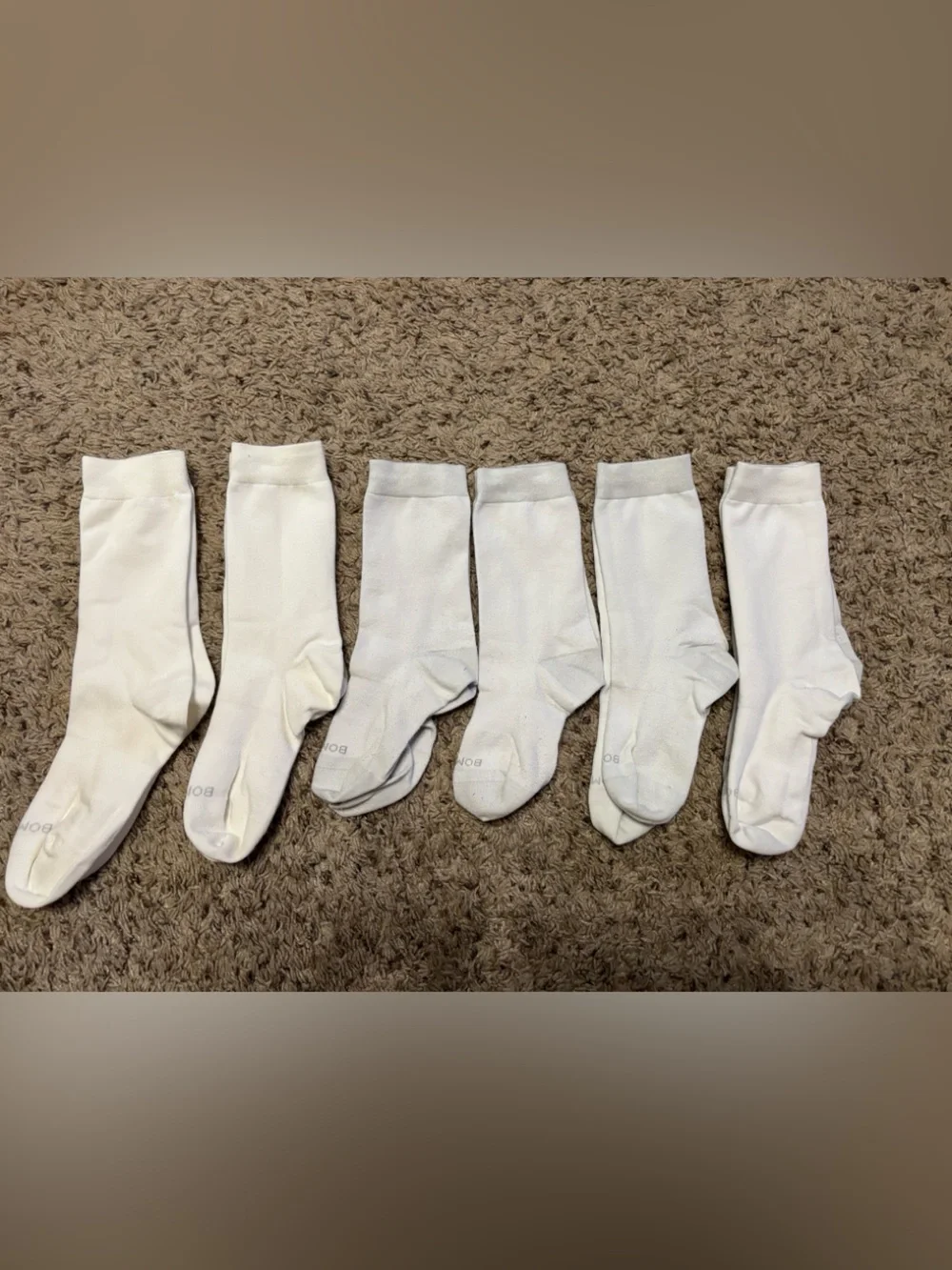 Youth Lightweight Crew Socks - Pack of 6